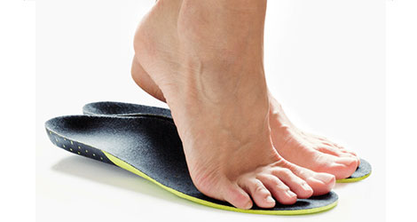 Use orthotic insoles for healthy