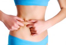 Cellulite on human body